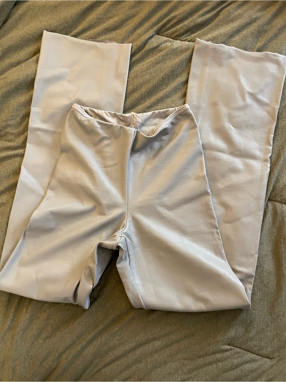 SKIMS Light Gray Boot Cut Flare Pants SM